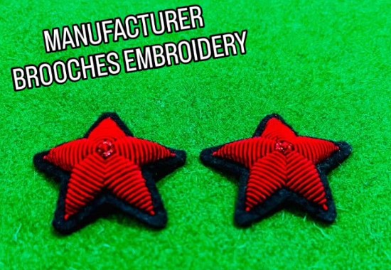  Brooches Embroidery